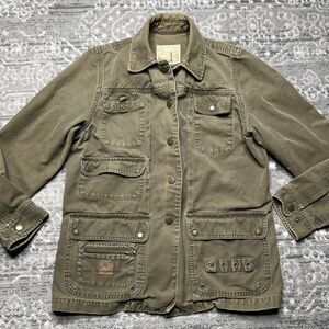 Ralph Lauren Vintage Maine Fly Fishing Jacket Women’s Small Army Green READ